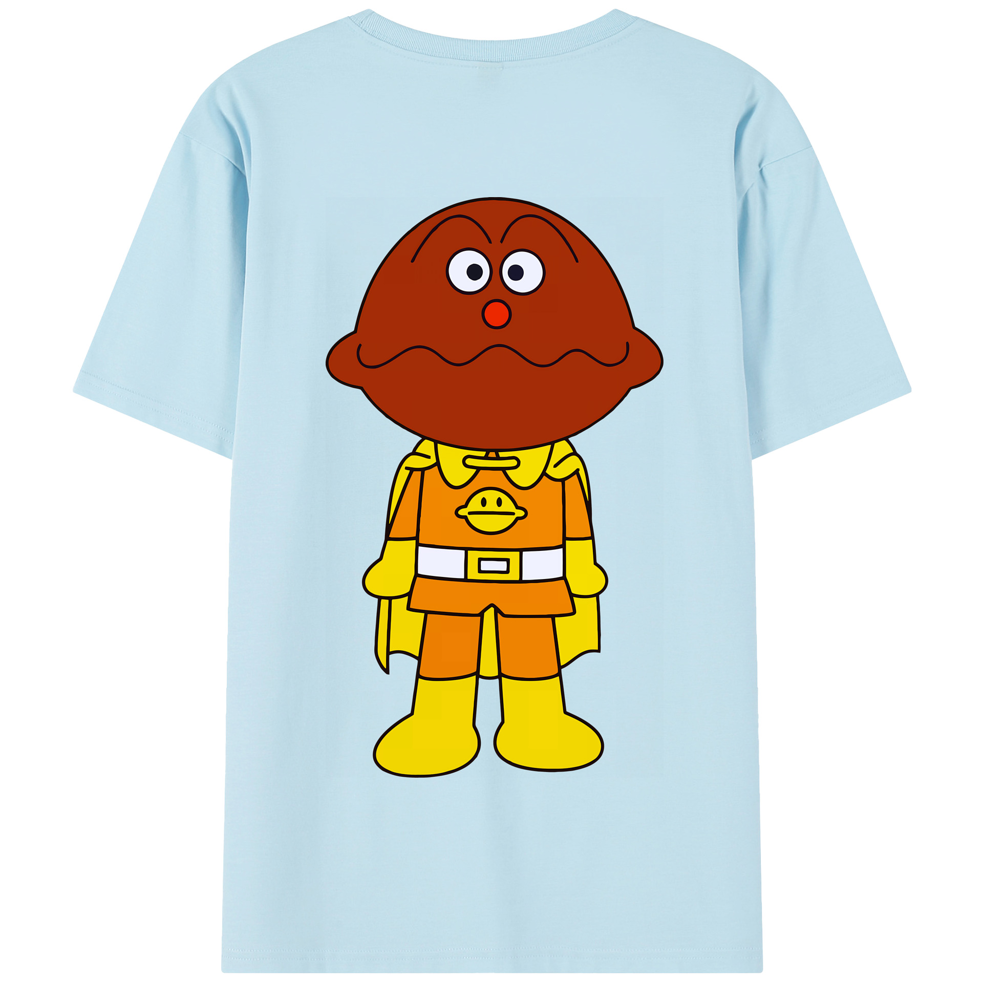 （画像用） アンパンマン Anpanman 綿100％半袖Tシャツ（背面プリント）